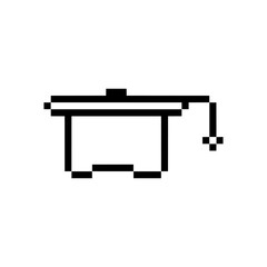 Fototapeta premium graduation cap design pixel art