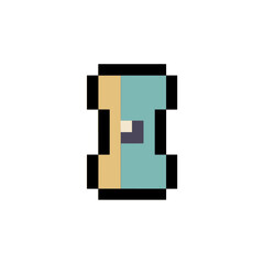 Fototapeta premium pencil sharpener tool pixel art