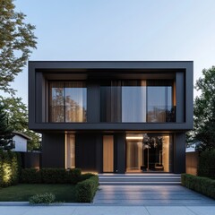 Modern Luxury Home Design Two-story House