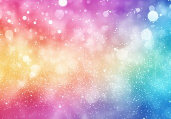 Colorful abstract background with bokeh lights, bright hues, and sparkling effects creating a dreamy atmosphere for creative design projects
