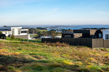 An undeveloped plot in a coastal residential new estate with some contemporary homes and modern...