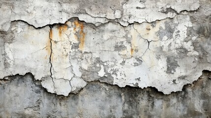 Grey and White Weathered Wall Texture Background