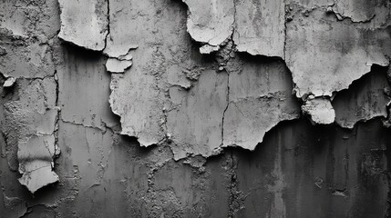 Obraz premium Grey Cracked Concrete Wall Texture Background