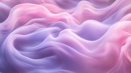 Fototapeta premium Soft pastel pink and lavender clouds, delicate and light with smooth flowing patterns and subtle highlights
