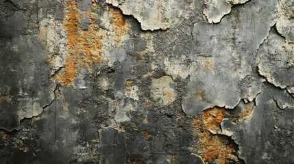 Obraz premium Rusty Metal Texture Background Grey and Orange Corrosion on Weathered Surface