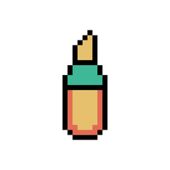 Fototapeta premium marker highlighter tool pixel art