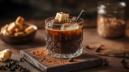 Malt beverage presentation with nostalgic elements