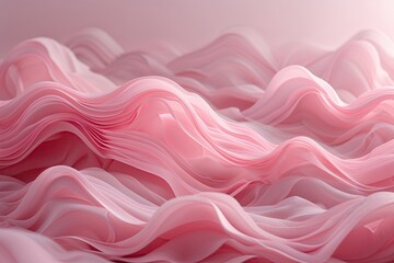 Fototapeta premium Delicate Fluidity of Pastel Pink Hues in Soft Rosy Layers