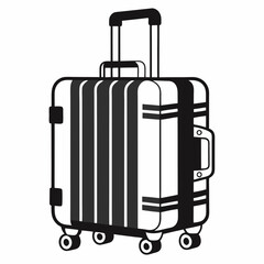 suitcase with luggage