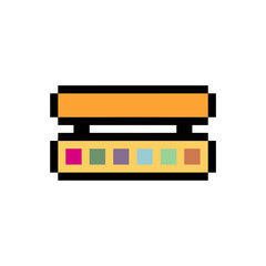 palette retro pixel for painting