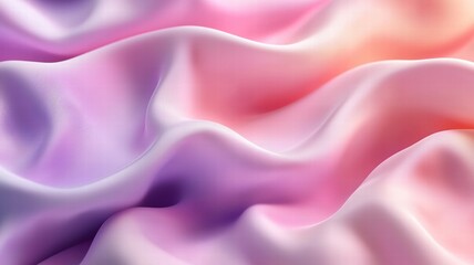 Obraz premium Soft Wavy Pastel Fabric Texture – Elegant Abstract Background