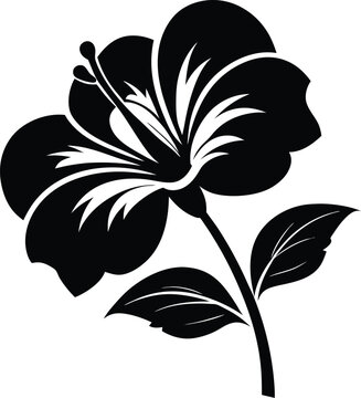 recommend clip art: hibiscus line art, hibiscus flower line art vector illustration, hibiscus flower icon.