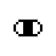 abstract shape retro pixel art