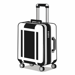 suitcase with luggage