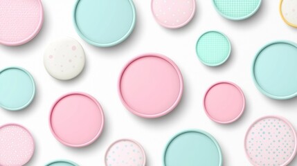 Pastel Circles Graphic Design