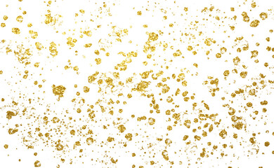 PNG golden rain gold brushes no background gold flakes