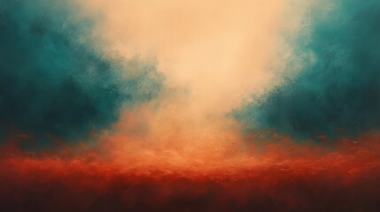 Fototapeta premium Warm crimson and teal gradient, bold and luxurious with smooth blending and cloud-like texture