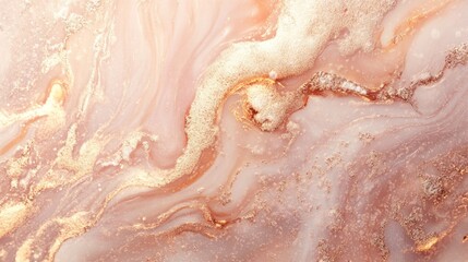 Warm rose gold and amber swirls, glowing and rich with subtle flowing patterns and soft transitions