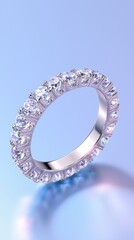 Eternity diamond ring