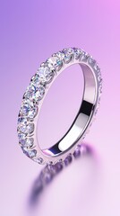 Eternity diamond ring