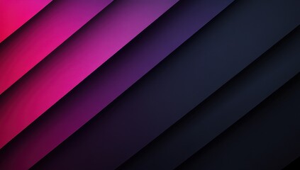 Obraz premium Modern Geometric Background with Deep Colors and Soft Gradients Featuring Striking Lines of Magenta and Black on Sleek Surface Design Elements
