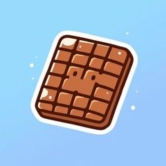 Cute Chocolate Bar Graphic