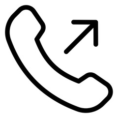 outgoing call icon