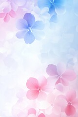 Obraz premium Beautiful background template made of Spring flowers.