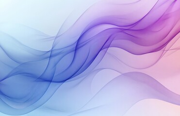 Obraz premium Soft and Dreamy Abstract Waves in Beautiful Shades of Purple and Blue Flowing Elegantly Across a Gentle Background for Artistic and Modern Design Projects