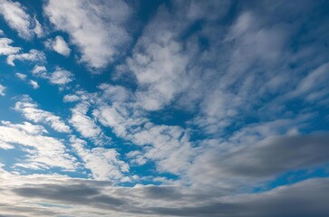 Obraz premium Cloudy Blue Sky Background