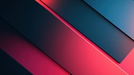 Diagonal colored geometric shapes arranged in an abstract composition