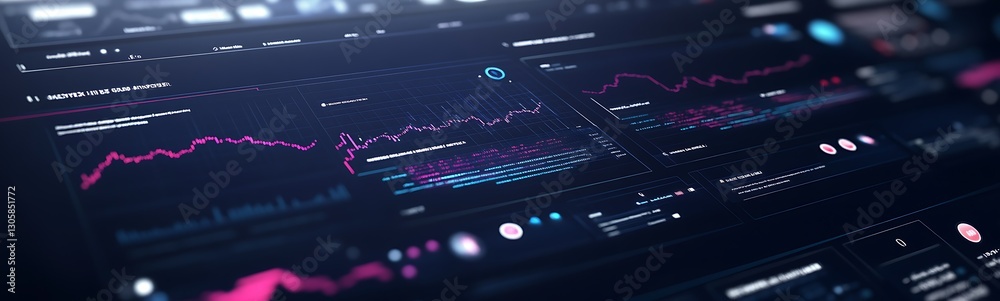 Aufkleber AI-powered hedge fund analysis image showcasing futuristic finance concepts and technology.