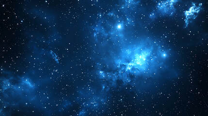 Obraz premium Elegant dark slate blue abstract background design. Cosmic - Galaxy. Illustration