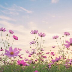 Cosmos Flower, Concept for Floral backgrounds