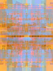 Colorful abstract digital art composition