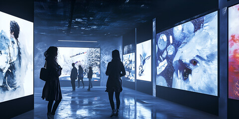 People Exploring Science and Art Fusion in Digital Art Museum

