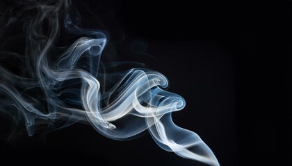 Abstract Smoke In Dark Background
