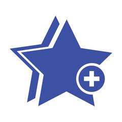 Add to Favorite Star Icon Isolated Star Symbol on White Background for Quick Access