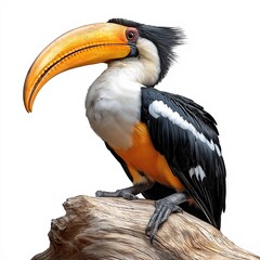 Fototapeta premium Stunning Colorful Toucan Perched in Tropical Forest