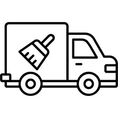 Moving Cleaning Icon