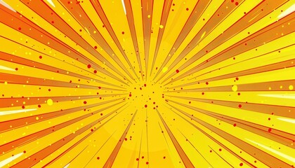Fototapeta premium Vibrant yellow explosion backdrop design