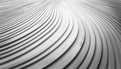 Obraz premium Abstract template of white circular waves