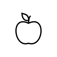 Apple icon vector illustration. Apple sign and symbols for web design.