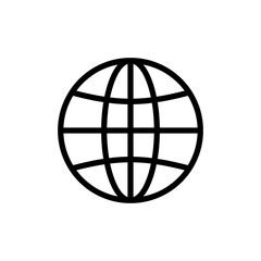 Web icon vector illustration. go to web sign and symbol. web click icon. Global search icon