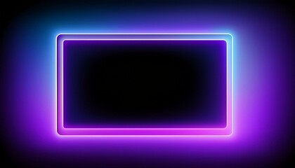 Fototapeta premium frame square border purple violet gradient blur blurred soft fade overlay isolated png