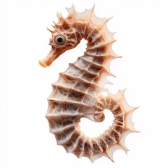 Fototapeta premium Vibrant Seahorse: Colorful Underwater Marine Wildlife in Exotic Coral Reef Habitat