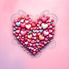 heart shaped candies