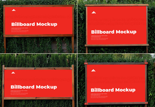 Building Advertising Billboard Mockup