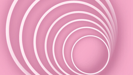 Layered Circular Depth with a Smooth, Flowing Aesthetic