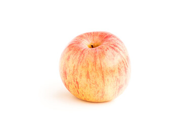 Fresh apple fruit isolated on white background, Red apple